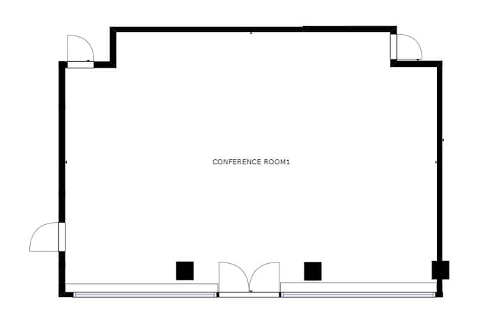 conference1-floorplan Conference Room 1 Floor Plan